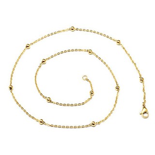 Dây Chuyền Bi Nhỏ Titan Ko Đen TT 2977