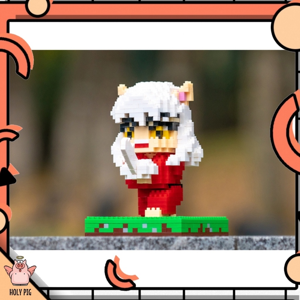 Xếp hình lắp ráp inuyasha 800 chi tiết Inu Yasha, Kagome, Miroku, Sesshomaru,Sango, Kikyo