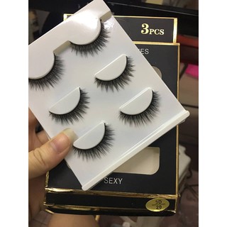 Mi Giả 3D Lông Chồn 3 Đôi