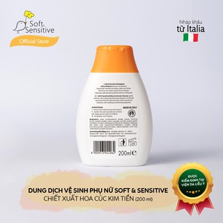 Dung dịch vệ sinh phụ nữ Soft&Sensitive - Italia(Vàng)
