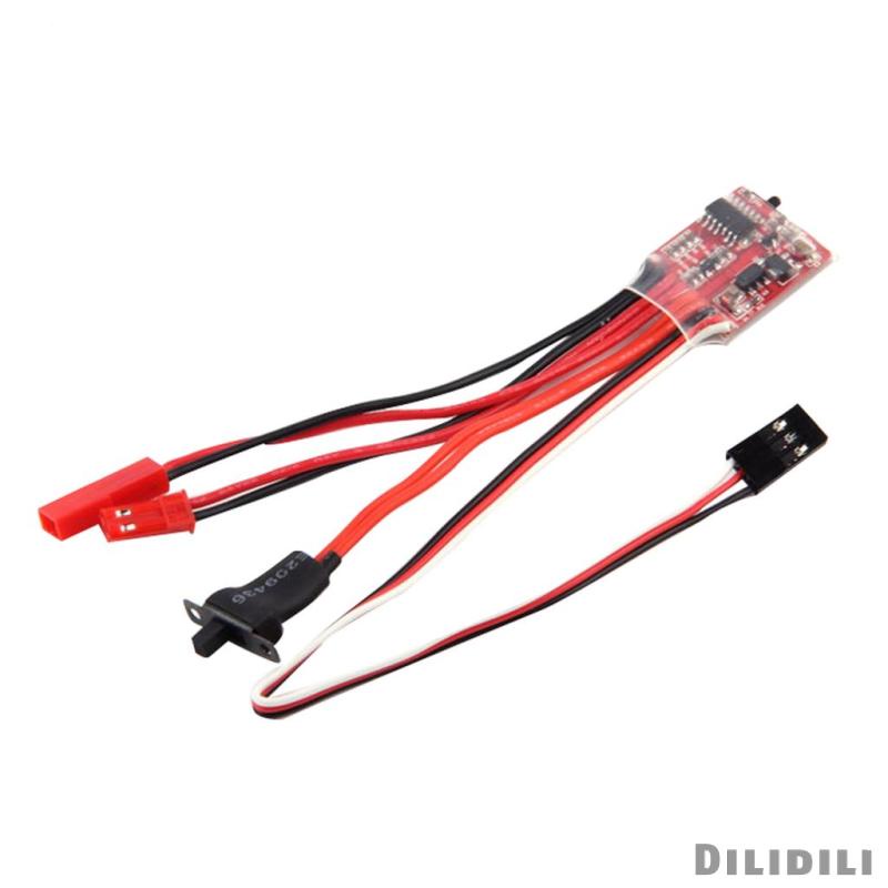 Bộ 12 Bàn Chải Điện 20a Esc Điều Khiển Tốc Độ Phanh Đảo Chiều Cho Xe Hơi / Tàu Thuyền Rc