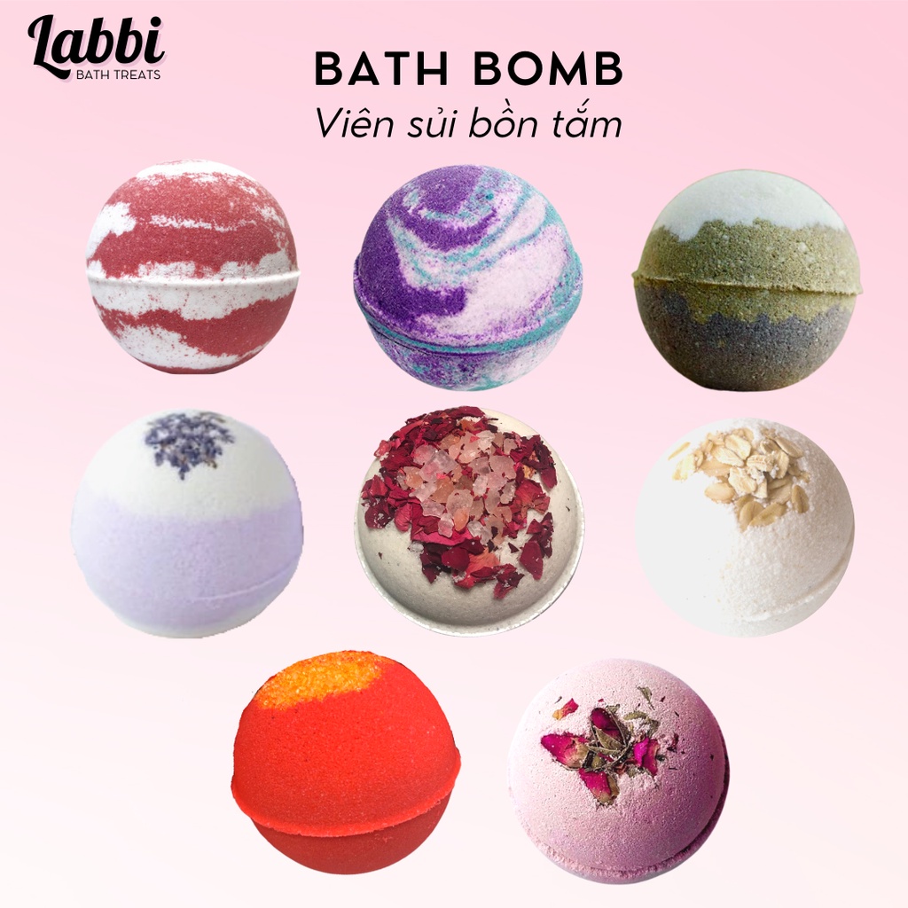 TỔNG HỢP [Labbi] Bath bomb / Viên sủi bồn tắm / Bom tắm