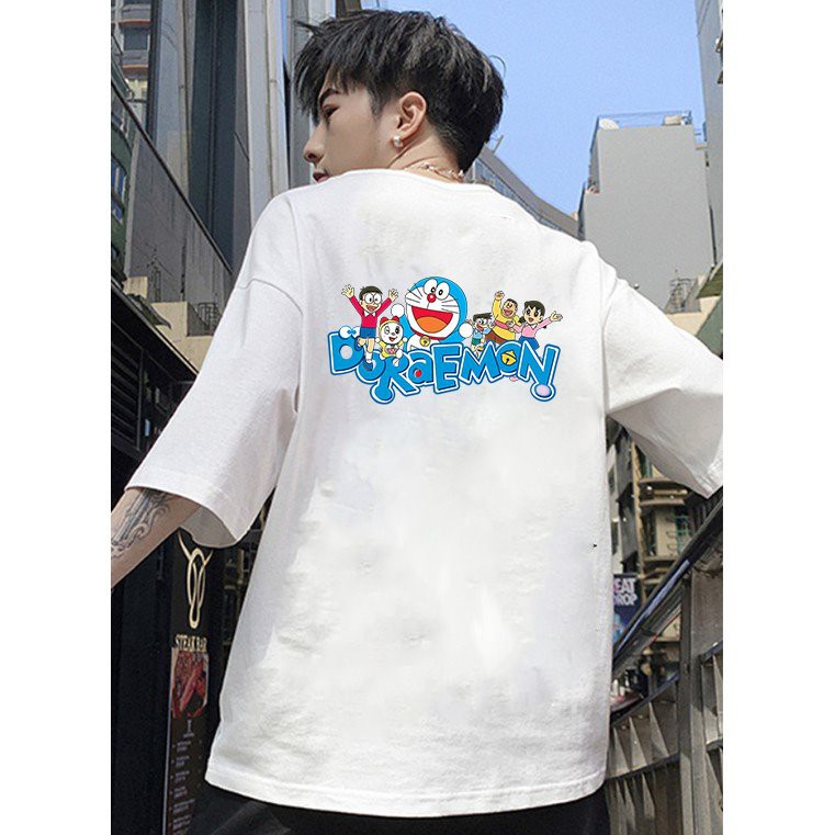 Áo thun unisex độc lạ mèo máy dễ thương form rộng vải dày mịn 2019T1822