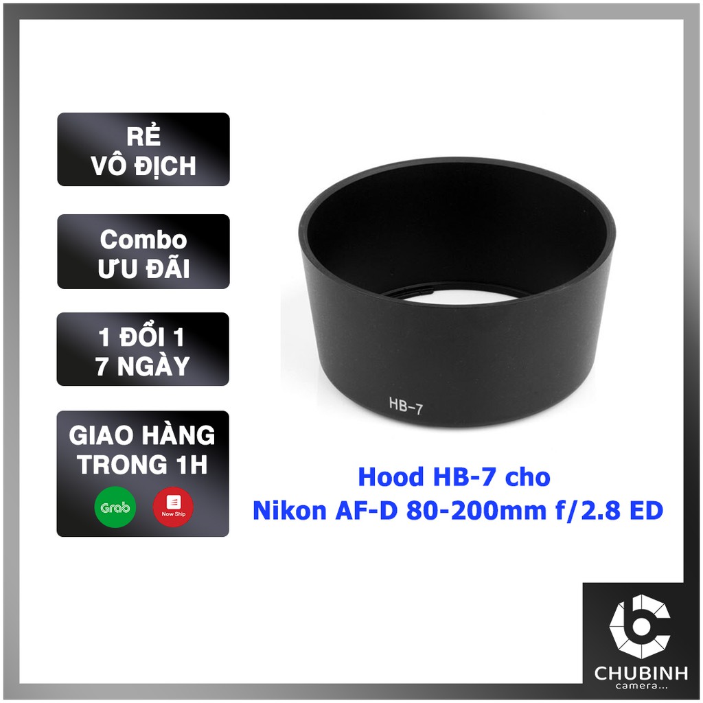 Hood Nikon HB7 cho ống kính Nikon 80-200mm F2.8