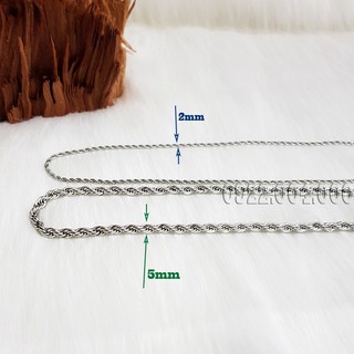 Dây chuyền nam kiểu dây thừng