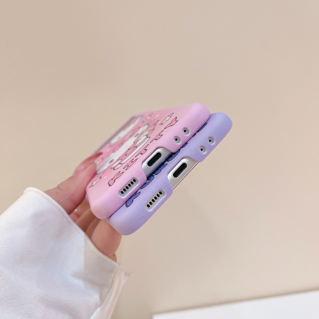 Ốp Điện Thoại PC Cứng Chống Sốc Hình Hoa Tulip Hoạt Hình Cho Samsung Galaxy Z Flip 3 4 5G