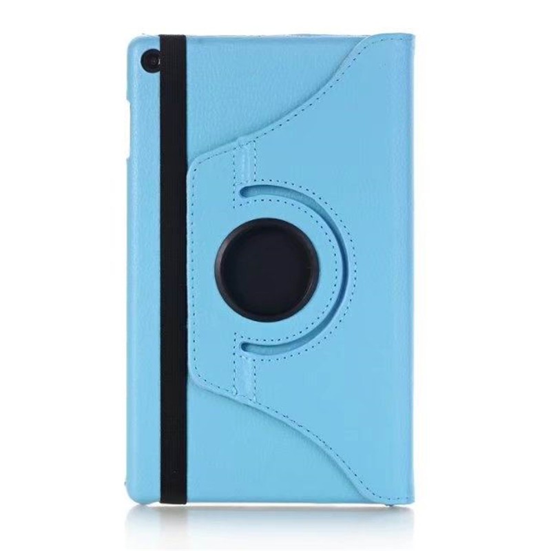 For Amazon Kindle Fire HD 8 2016/2017+Stylus Pen 360 Degree Rotate Stand Leather Tablet Case Cover