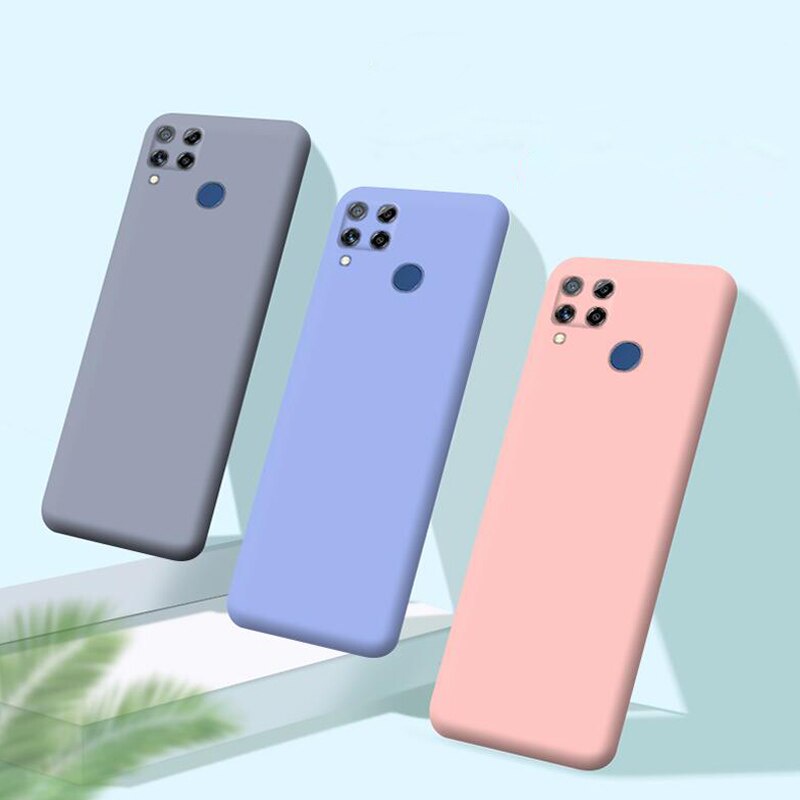 Ốp điện thoại silicon chống sốc cao cấp dành cho Realme C55 C35 C21 C25s C25 C20 C17 C15 C12 C11 2021 5G 4G 2023