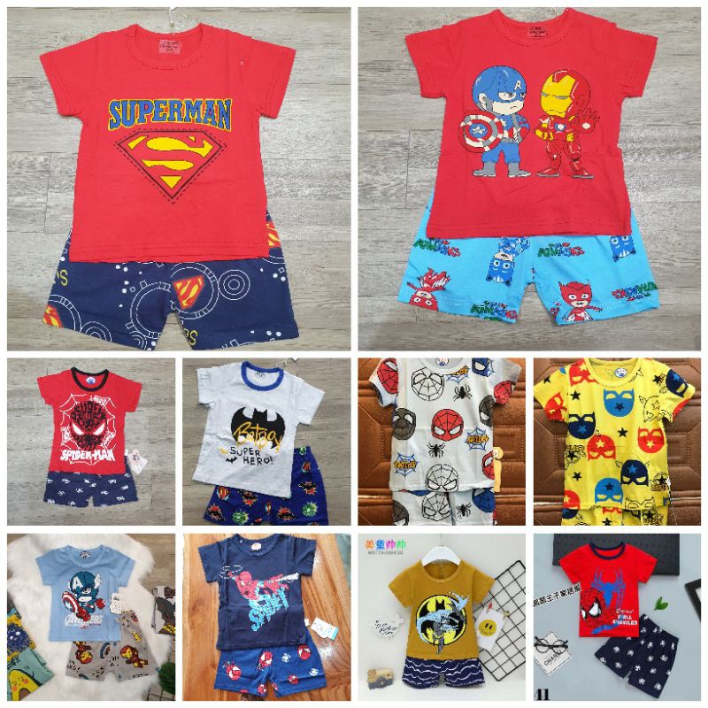 SALE LẺ SIZE BỘ THUN COTTON XUẤT HÀN BÉ TRAI SIZE 8 ĐẾN 10KG