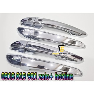 ốp tay nắm cửa xe HUYNDAI KONA,ốp trang trí tay nắm cửa xe KONA nhựa abs mạ crom sáng bóng