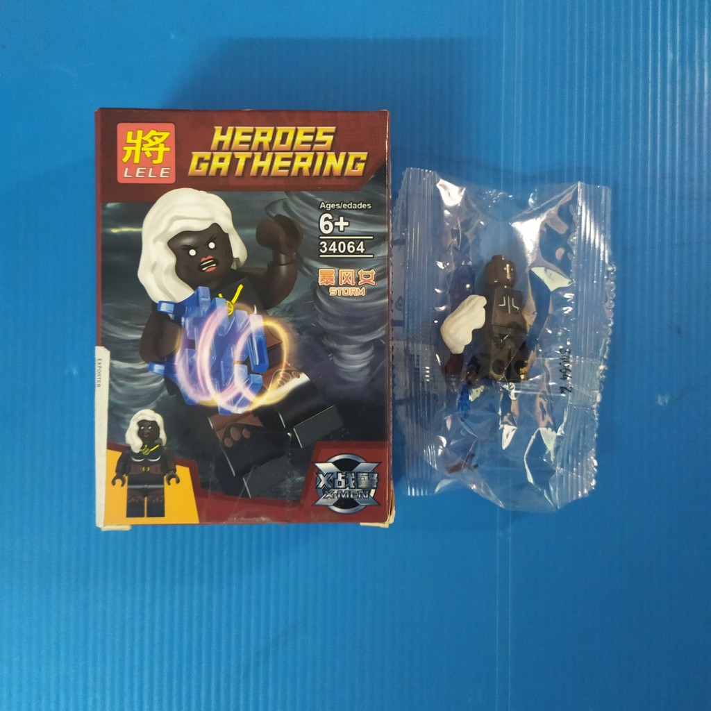 [Một hộp] ghép mô hình minifigures X-Men Lele 34064 các mẫu siêu anh hùng dị nhân