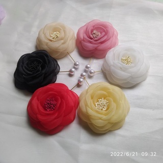 Hoa cài áo handmade Joli cài gim ngọc