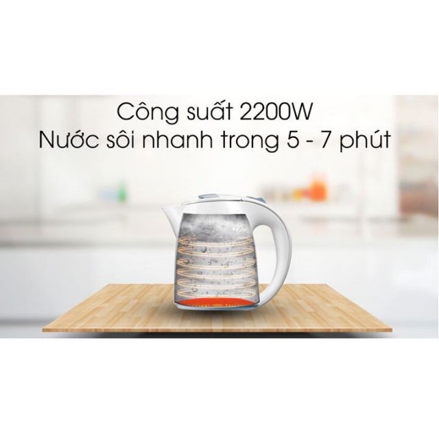 Bình đun nước siêu tốc HD4646