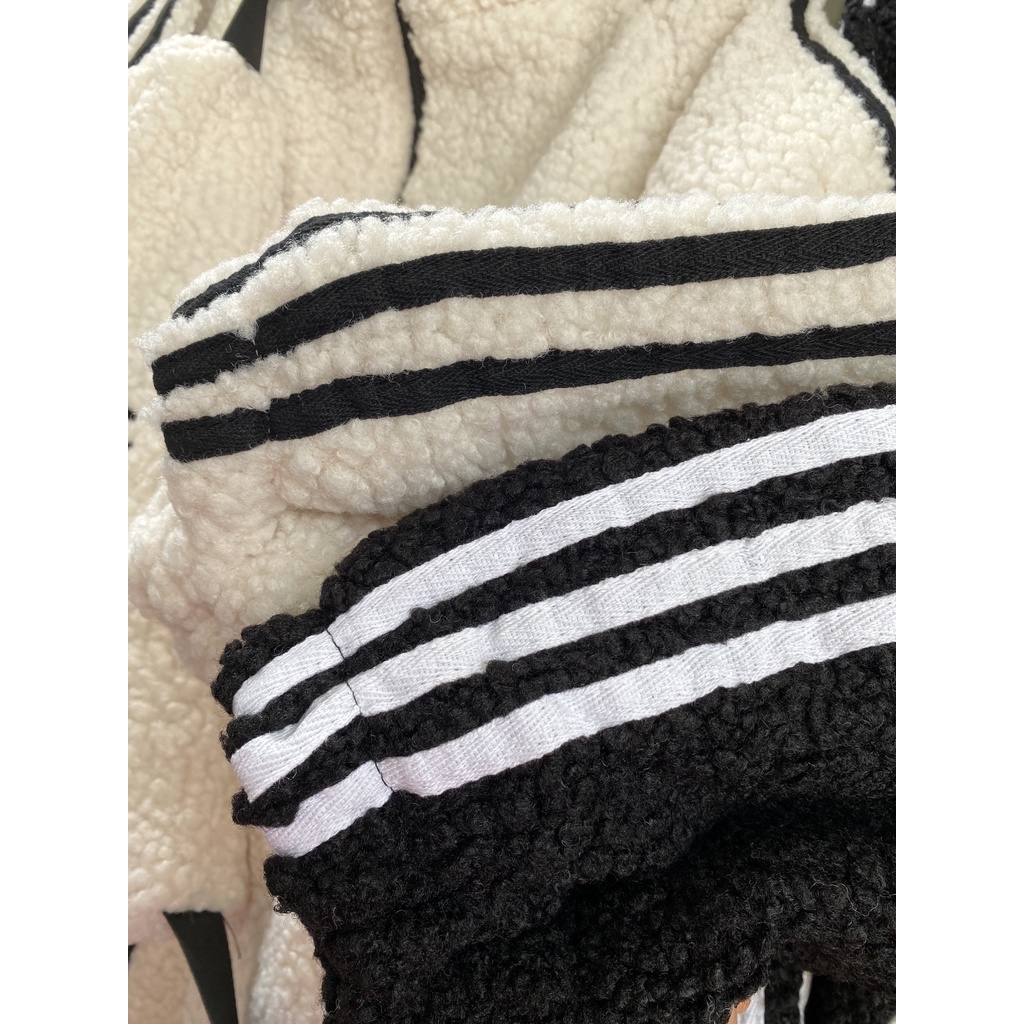 Áo khoác lông cừu NY unisex hàng quảng châu phong cách ullzang