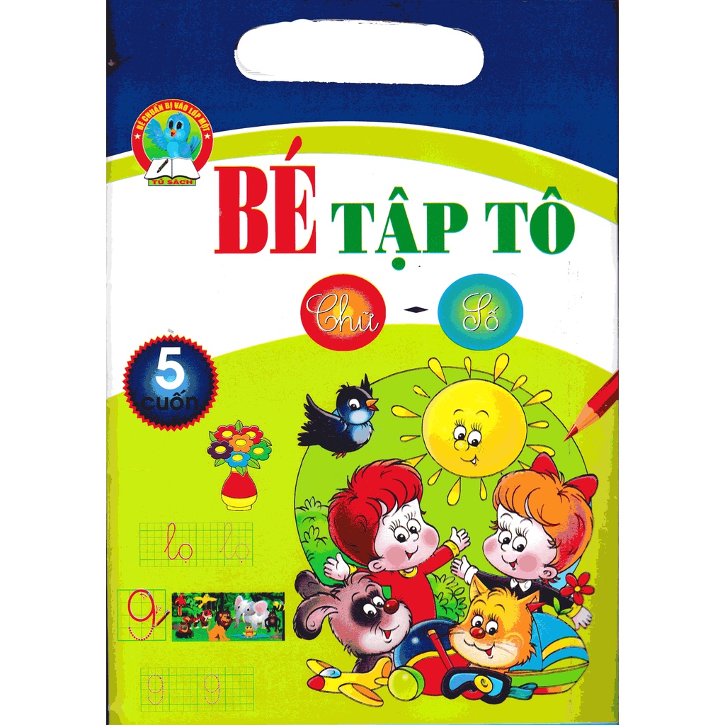 Sách - Bé Tập Tô Chữ Và Số