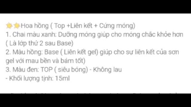 base top cứng móng top lì hoa hồng sơn gel youth rose