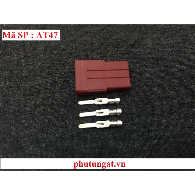 Bộ nhựa đỏ đầu cái của giắc pha cos, xinhan - AT47 ( 1 bịch 10 bộ )