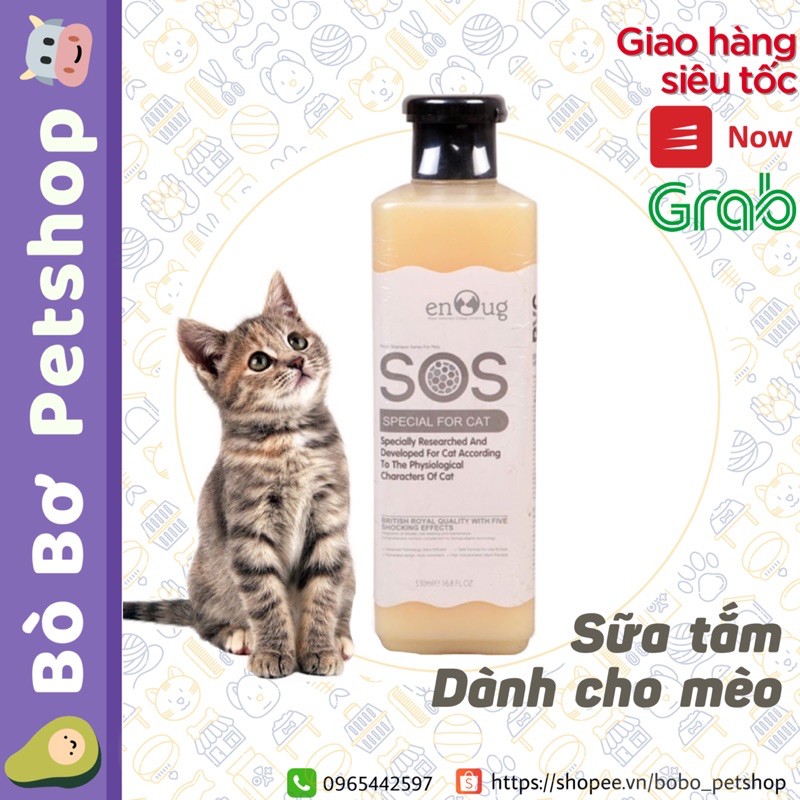 Sữa tắm cho chó mèo SOS - 530ml