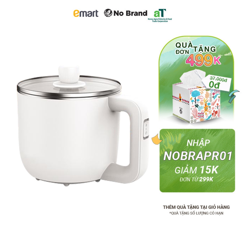 Ca Nấu Mì Đa Năng No Brand MPM-1901 800ml - Bảo Hành Chính Hãng - Emart VN