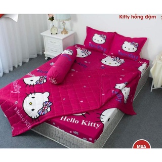 (Chat chọn mẫu) Bộ Ga Gối Chăn Hè polycoton 5 món