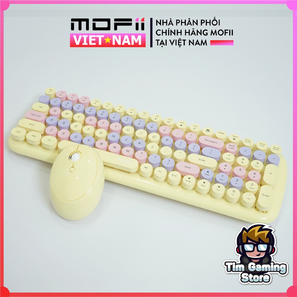 Bộ bàn phím và chuột không dây MOFII – Candy XR