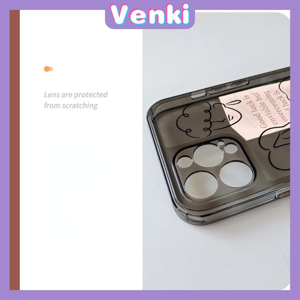 Ốp Điện Thoại Silicon Trong Suốt Viền Vuông Chống Sốc Bảo Vệ Camera Cho iPhone 13 Pro Max 12 Pro Max 11 7 Plus