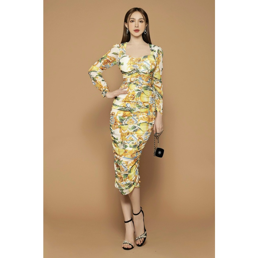 ĐẦM BODY HOA TULIP CAO CẤP