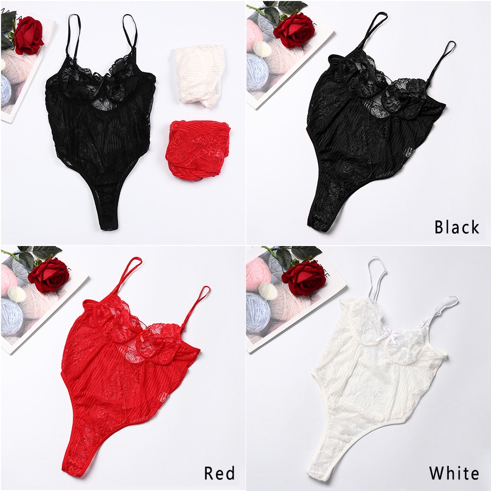 FREESHIP ĐƠN 99K_ Bodysuit ren gợi cảm , cổ chữ V dành cho nữ