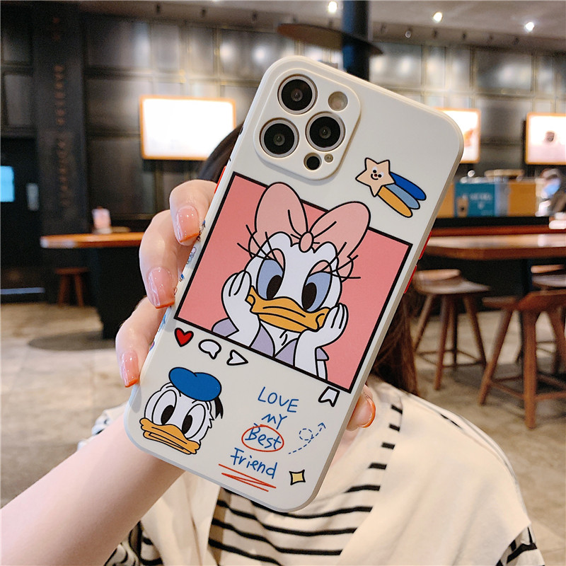 Ốp Lưng Silicone Họa Tiết Chuột Mickey Thời Trang Cho Iphone 12 11 12pro 11pro Max 12mini 7plus 8plus Xr X Xs Max I6 I7 I8