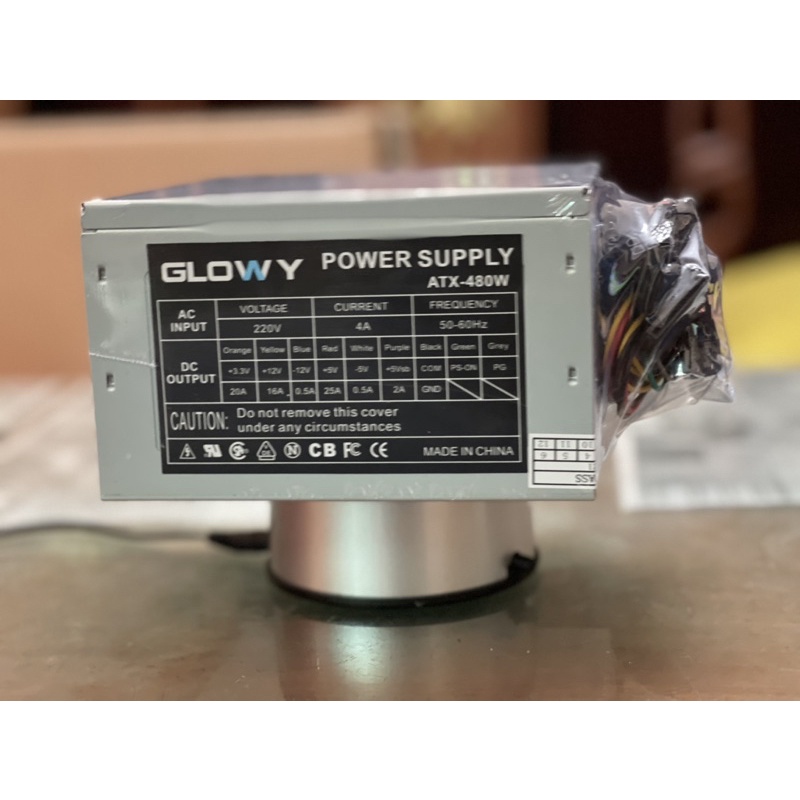 Nguồn atx chính hãng glowy 480w bảo hành 1 năm
