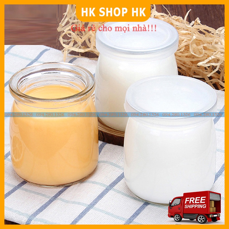 Hũ thủy tinh đựng yến chưng, sữa chua, gia vị, mật ong, thực phẩm