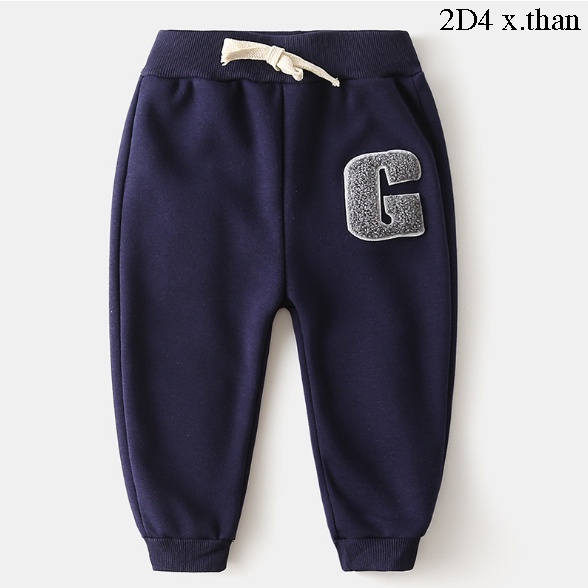 Quần nỉ lót lông dày dặn cho bé trai bé gái (11 - 33kg)-Vemzkids