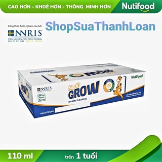 [HSD T1-2022] [MẪU MỚI] Thùng 48 Hộp Sữa Bột Pha Sẵn NUVI GROW (110ml)