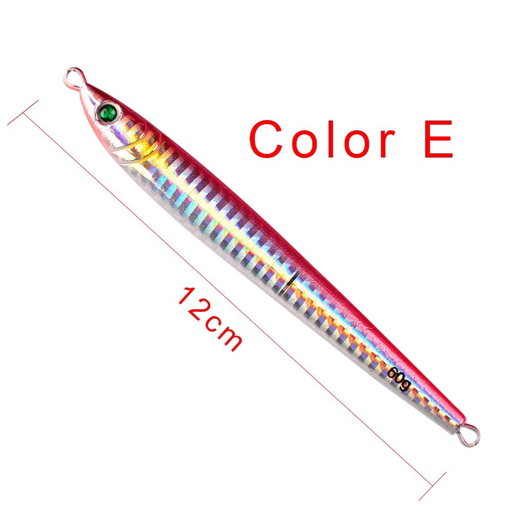 Câu cá biển Mồi câu cá mồi Thức ăn cho cá Mồi Câu Cá Giả Bằng Kim Loại Chịu Lực 40g 60g 80g 100g