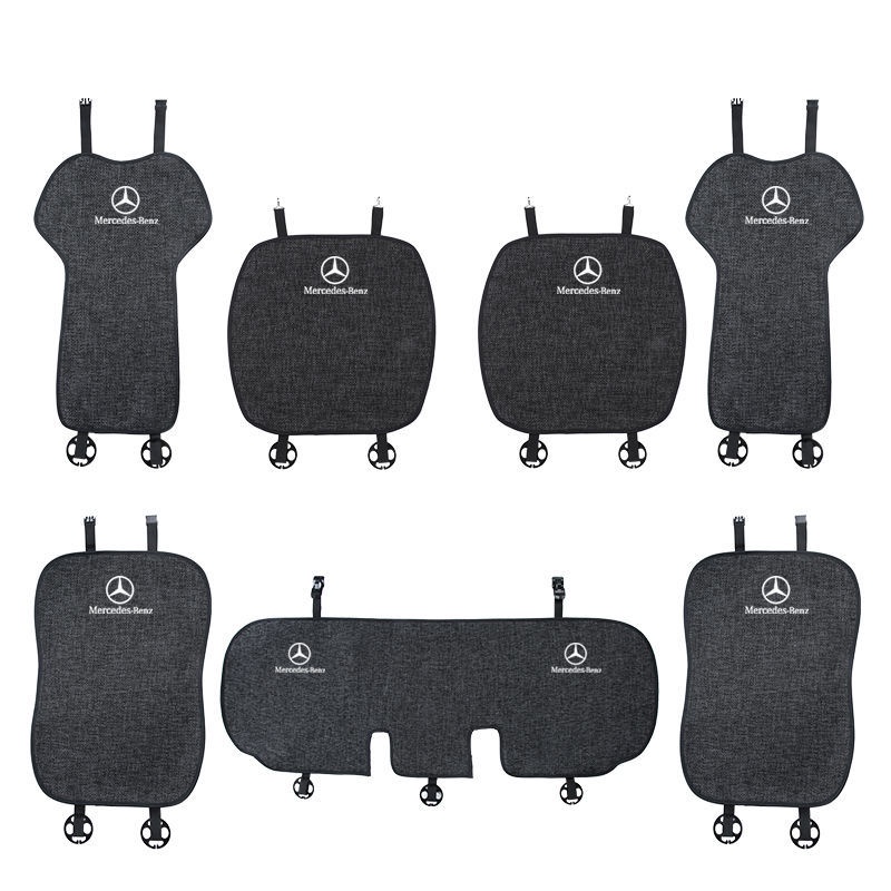 Đệm Lót Ghế Ngồi Xe Hơi Mercedes Benz Bằng Cotton Lanh Thoáng Khí Chất Lượng CaoW211 W124 GLB GLC W202 W176 W177 AMG W212 W213 AMG GT63 W210 6X6 W117 W123 W205 W204 W203 W220