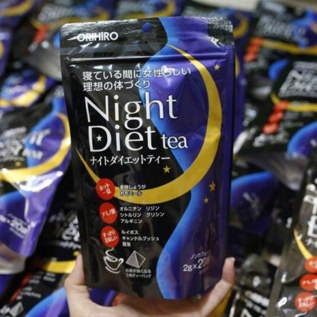 TRÀ GIẢM CÂN NIGHT DIET TEA ORIHIRO NHẬT NHẬT BẢN (DATE 2022)