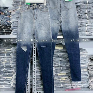 QUẦN JEANS RÁCH LOANG MÀU