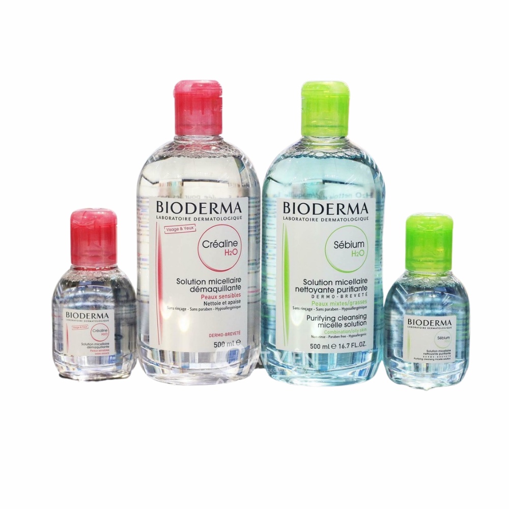 Nước Tẩy Trang Bioderma Créaline Sensibio H2O 100ml, 500ml