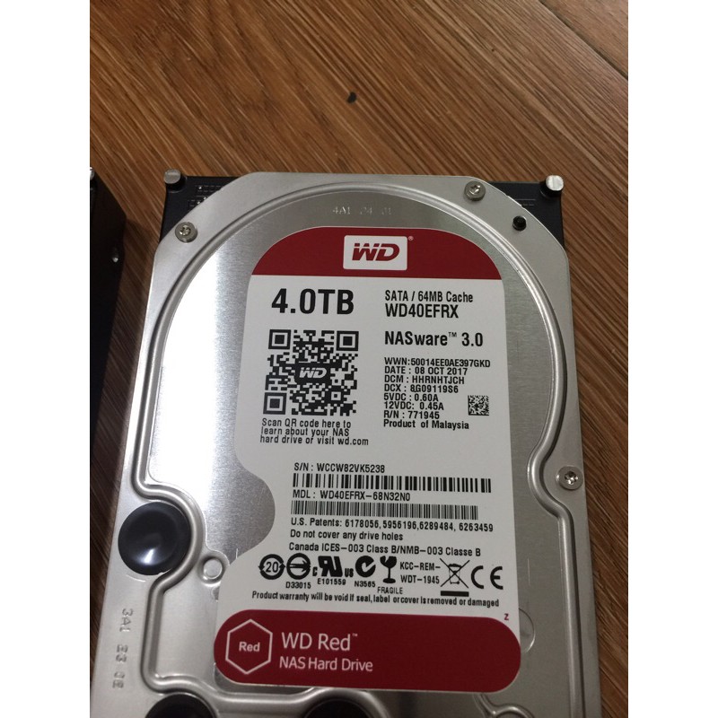 Ổ cứng chuyên dụng hệ thống NAS 4Tb RED mã EFRX ( hàng nhập khẩu )