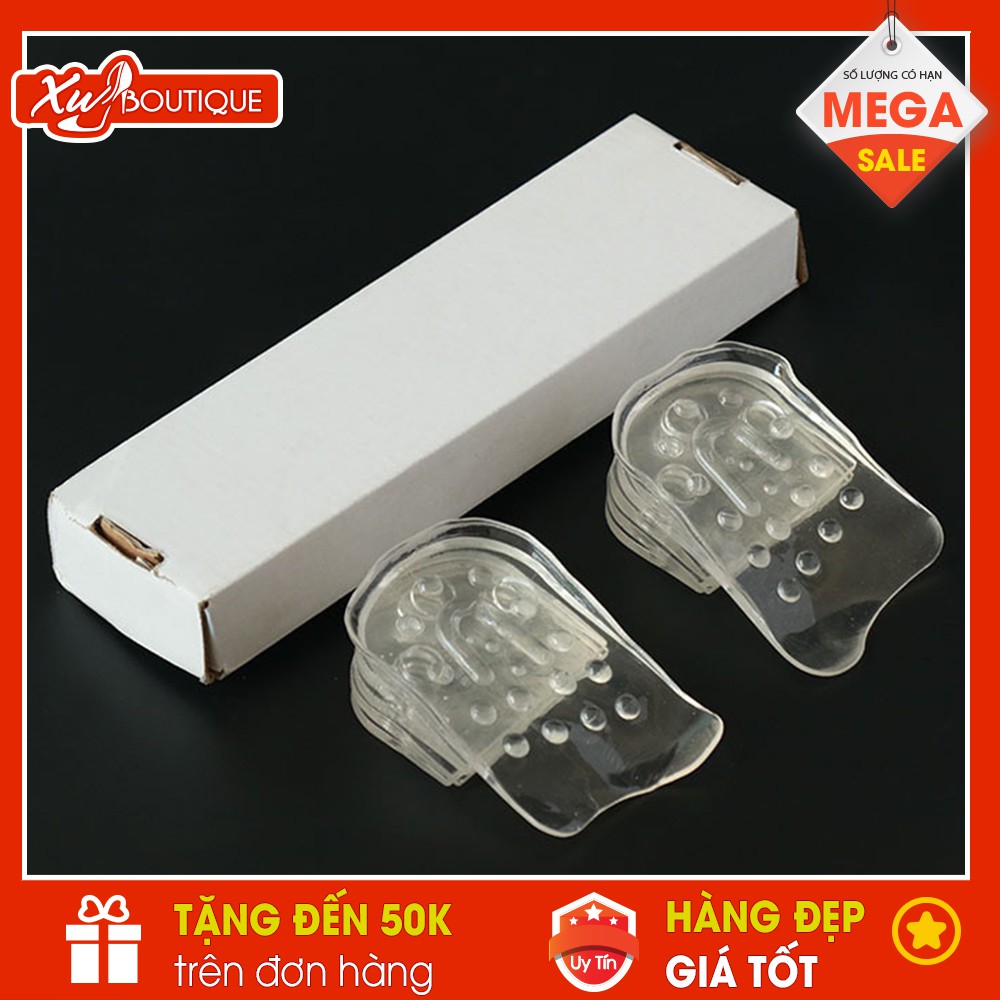 Bộ Lót Giày Tăng Chiều Cao Silicon (5 Lớp Tùy Chỉnh Siêu Êm)