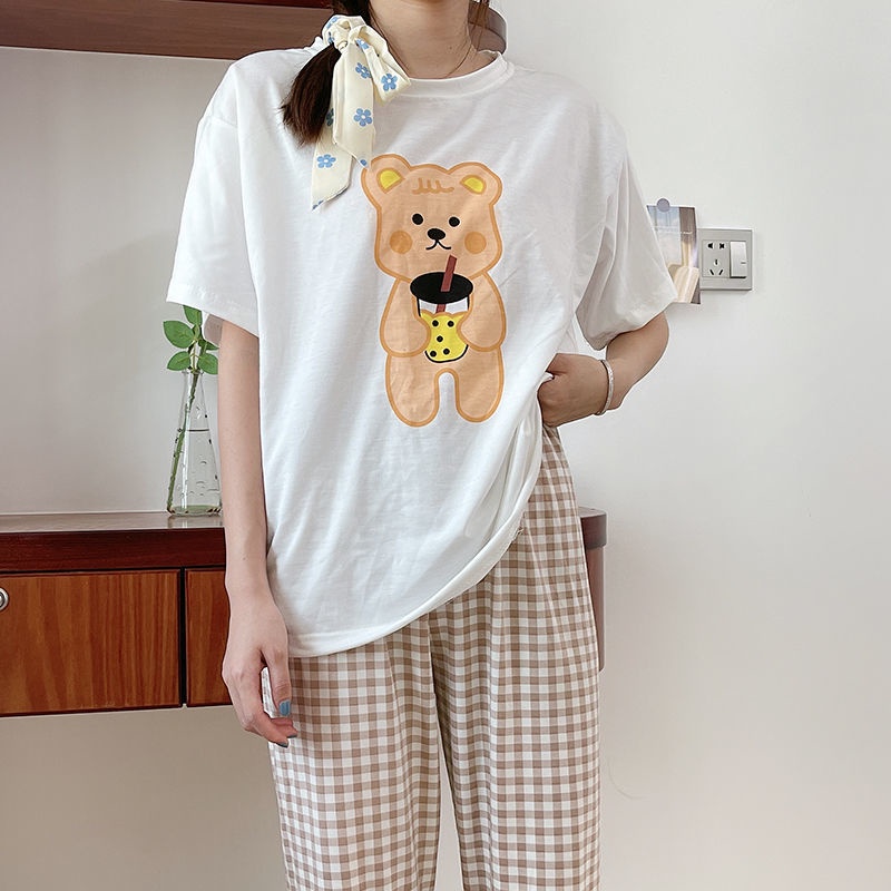 Quần ngủ kẻ sọc caro màu sắc dễ thương  | BigBuy360 - bigbuy360.vn