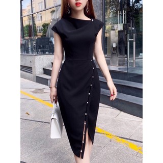 Váy body đen DVC mã V836 ( Ảnh thật trải sàn shop tự chụp)