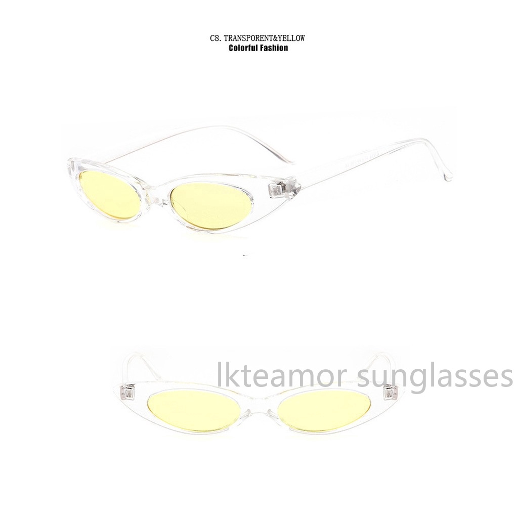 Kính mát chống UV400 kiểu mắt mèo phong cách cổ điển