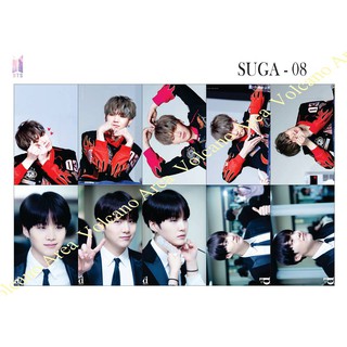 [BTS] Set Sticker SUGA - 8 mẫu (có nhiều mẫu hình dán Kpop)