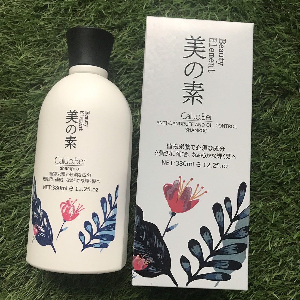 Combo Dầu gội xả dành cho tóc gàu Caluo.Ber Beauty Element 380ml/280ml