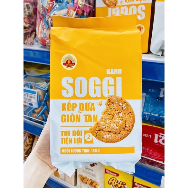 BÁNH SOGGI XỐP DỪA BẢO MINH 180G