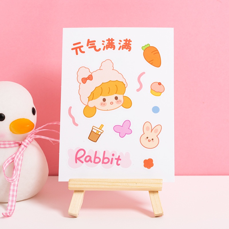 Miếng dán nhiều kiểu tùy chọn đáng yêu dùng trang trí sổ tay / điện thoại / cốc nước