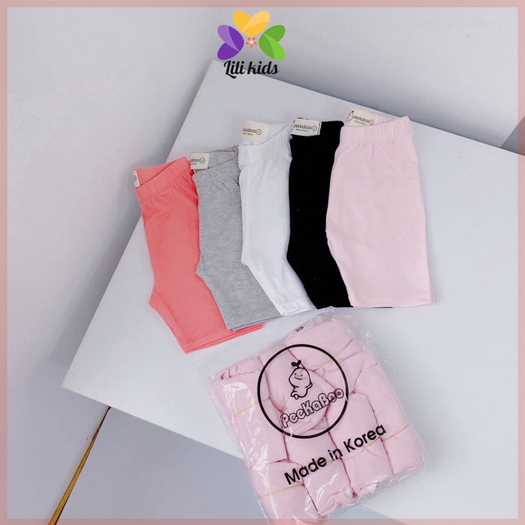 Quần Legging Đùi Mùa Hè Tiện Lợi LILIKIDS Cho Bé Gái QC12