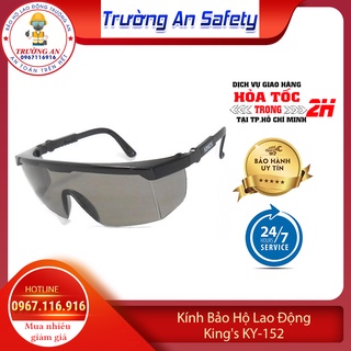 Kính bảo hộ Kings KY152 mắt kính chống bụi, chống trầy xước, chống tia UV, đọng sương, kính đi xe máy