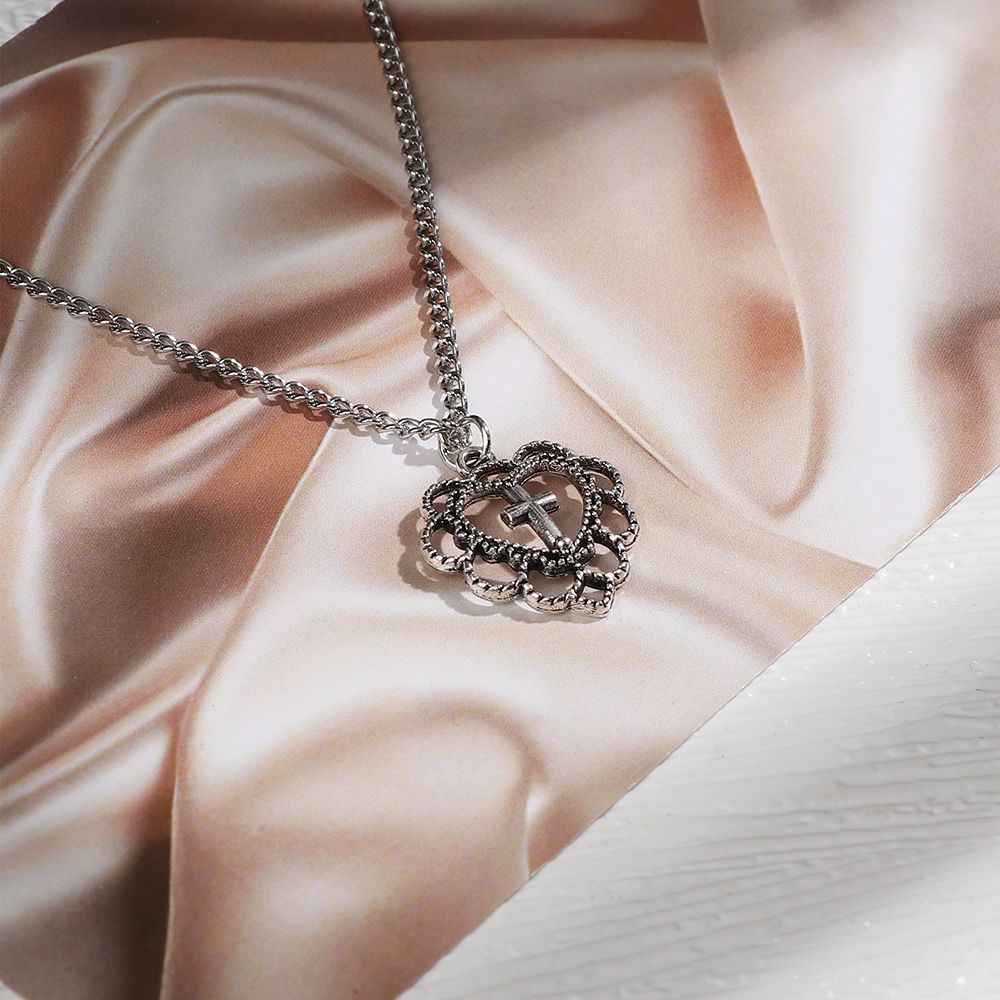 Vòng cổ mặt hình thánh giá phong cách gothic thời trang cho nữ